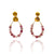 Tourmaline and Gold Earrings-Earrings-Bernd Wolf-Pistachios