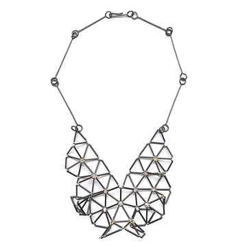 Triangle Cluster Necklace