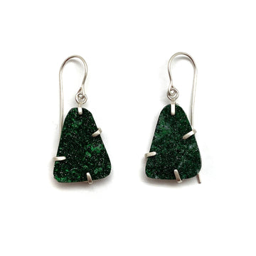Triangle Warwickite Earrings