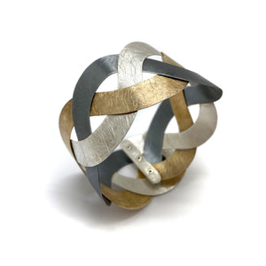 Triple Twist Mixed Bracelet-Bracelets-Kacper Schiffers-Pistachios