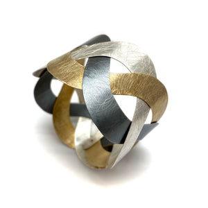Triple Twist Mixed Bracelet-Bracelets-Kacper Schiffers-Pistachios