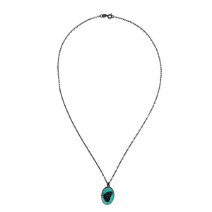 Turquoise Butterfly Pendant-Necklaces-Kelly Jean Conroy-Pistachios