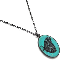 Turquoise Butterfly Pendant-Necklaces-Kelly Jean Conroy-Pistachios