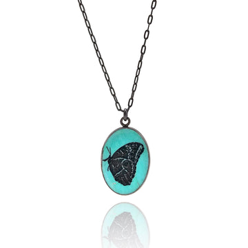 Turquoise Butterfly Pendant