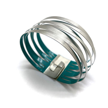 Turquoise Thick Stripe Bracelet