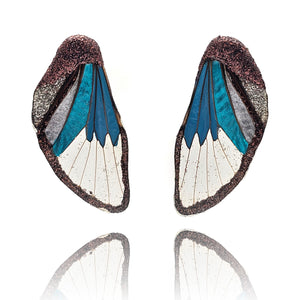 Turquoise Wing Earrings-Earrings-Märta Mattsson-Pistachios