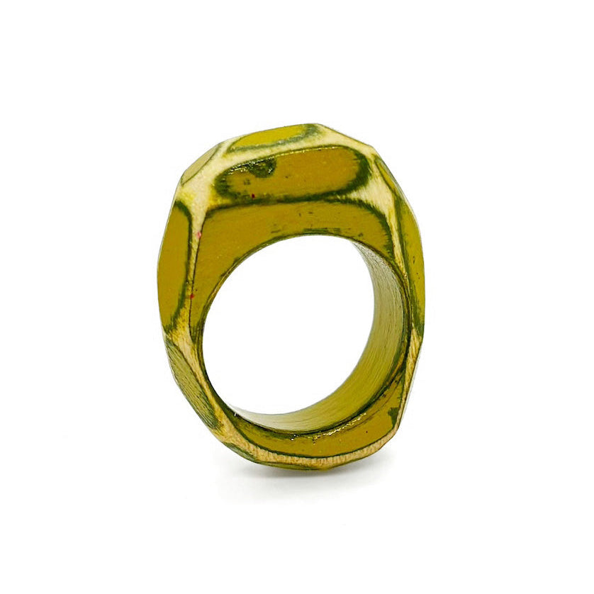 Turtle Shell Wood Ring