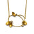 Twirling Leaves Oval Necklace-Necklaces-Liaung-Chung Yen-Pistachios