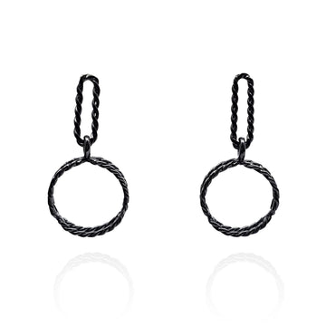 Twisted Circle Studs