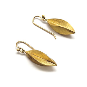 Twisted Gold Earrings-Earrings-Petra Class-Pistachios