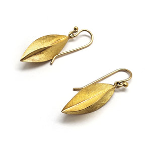 Twisted Gold Earrings-Earrings-Petra Class-Pistachios