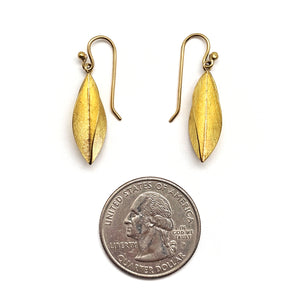 Twisted Gold Earrings-Earrings-Petra Class-Pistachios