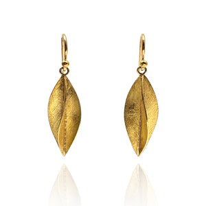 Twisted Gold Earrings-Earrings-Petra Class-Pistachios