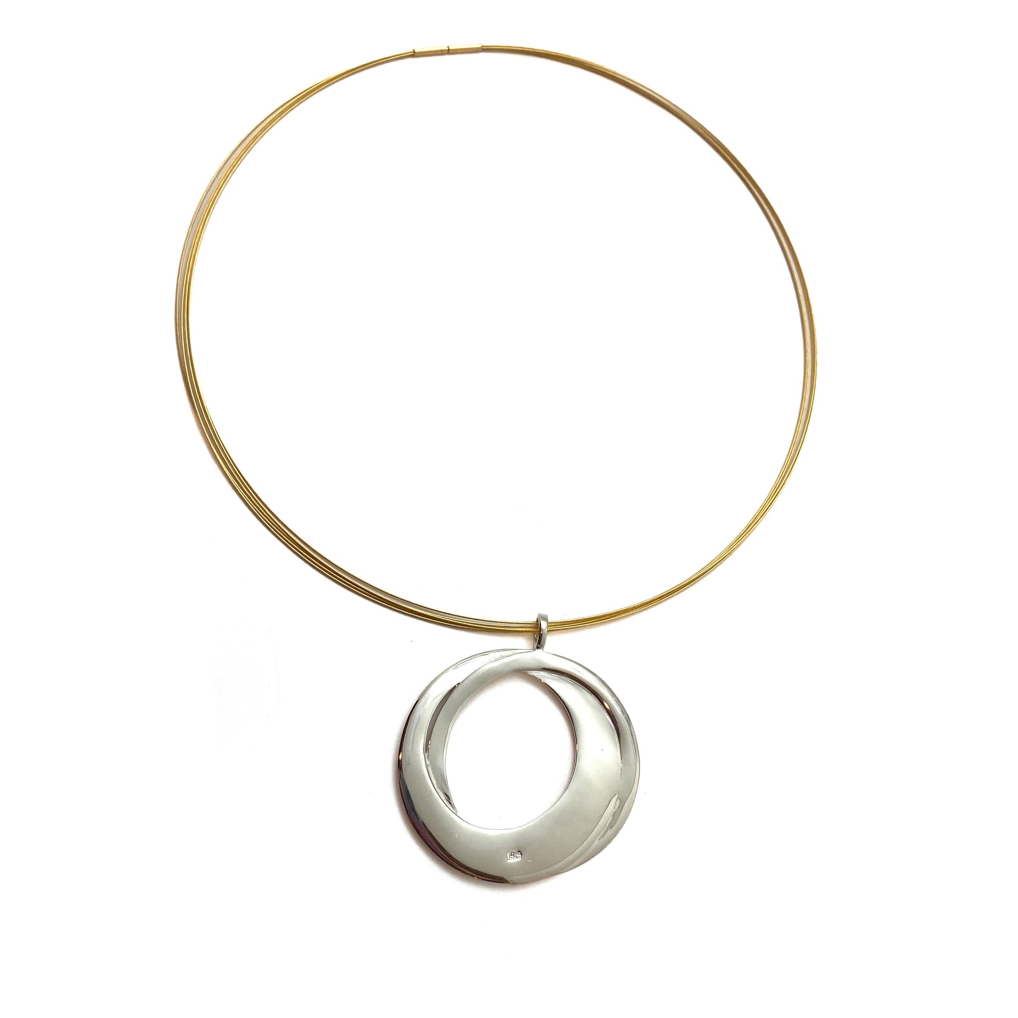 Interlocking Circle Necklace Silver – Ray of Light Natural Beauty