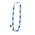 Ultramarine Blue Gradient Short Rectangle Link Necklace-Necklaces-Naoko Yoshizawa-Pistachios