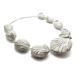 Unfurling Statement Necklace-Necklaces-Hee Ang Kim-Pistachios
