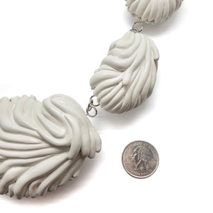 Unfurling Statement Necklace-Necklaces-Hee Ang Kim-Pistachios