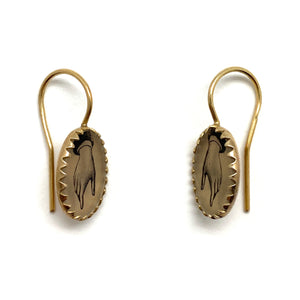 Victorian Hand Earrings-Earrings-Anna Bankuti-Pistachios