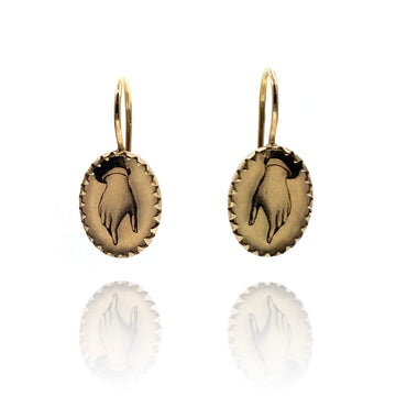 Victorian Hand Earrings