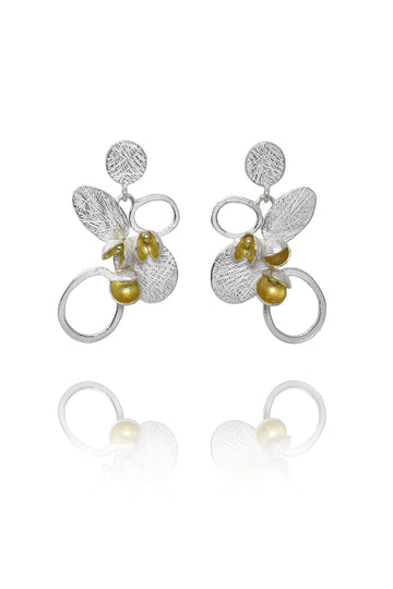 Water Lily Dangle Earrings