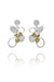 Water Lily Dangle Earrings-Earrings-Liaung-Chung Yen-Pistachios