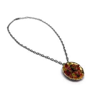 Watermelon Tourmaline Pendant-Necklaces-So Young Park-Pistachios
