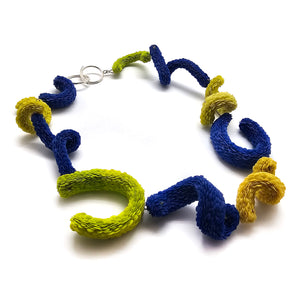 Wavy Statement Necklace-Necklaces-Hee Ang Kim-Pistachios