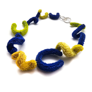 Wavy Statement Necklace-Necklaces-Hee Ang Kim-Pistachios