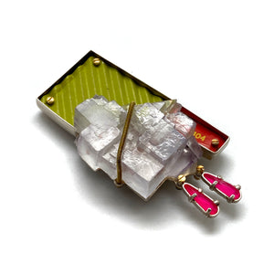 We're All Atoms Brooch-Pins-Carin Jones-Pistachios