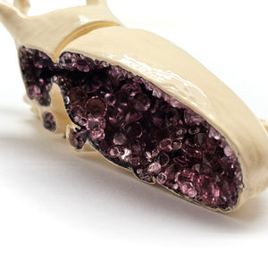 White Beetle Brooch-Pins-Märta Mattsson-Pistachios
