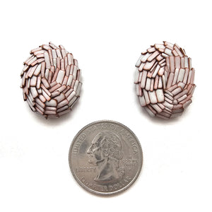 White Enamel Studs-Earrings-Ute Kolar-Pistachios