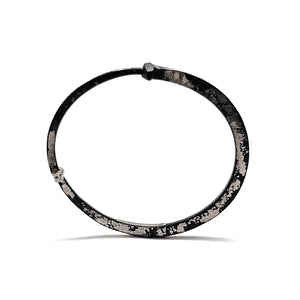 White Gold Dust Nail Bracelet-Bracelets-Pat Flynn-Pistachios