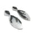 White Scale Texture Drop Earrings-Earrings-Emmeline Hastings-Pistachios