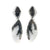 White Scale Texture Drop Earrings-Earrings-Emmeline Hastings-Pistachios