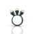 White Topaz Crown Ring-Rings-Heather Guidero-Pistachios