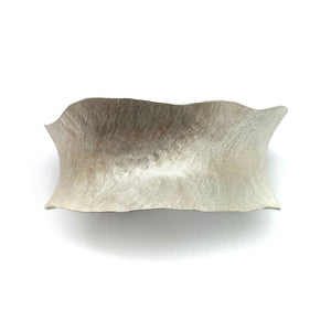 Wide Organic Silver Bracelet-Bracelets-Anna Krol-Pistachios