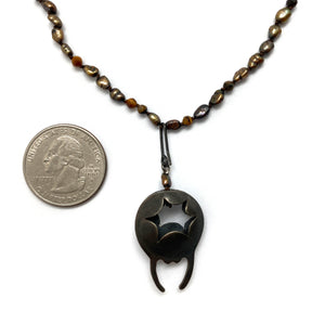 Willemien Bruwer - Three Pinches on a String Necklace-Necklaces-Precious Collective-Pistachios