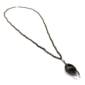 Willemien Bruwer - Three Pinches on a String Necklace-Necklaces-Precious Collective-Pistachios