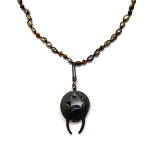 Willemien Bruwer - Three Pinches on a String Necklace-Necklaces-Precious Collective-Pistachios