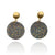 Woven Sterling Silver and Gold Earrings-Earrings-Brooke Marks-Swanson-Pistachios