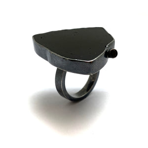 XL Tourmaline Slice Ring-Rings-Emily Rogstad-Pistachios