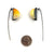 Yellow Flower Drop Earrings-Earrings-Naoko Yoshizawa-Pistachios