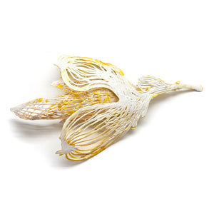 Yellow Leafs Brooch-Necklaces-Sofia Björkman-Pistachios