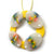 Yellow Pinwheel Pendant Necklace-Necklaces-Asami Watanabe-Pistachios