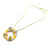 Yellow Pinwheel Pendant Necklace-Necklaces-Asami Watanabe-Pistachios