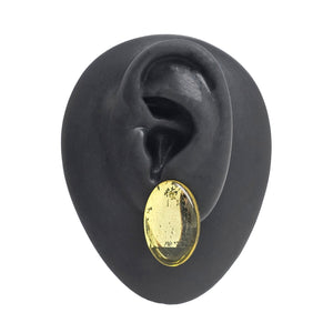 Yellow Reflection Studs-Earrings-Yookyung Song-Pistachios