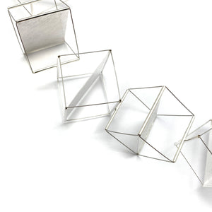Yoko Takirai & Pietro Pellitteri - Cross Cube Necklace-Necklaces-Precious Collective-Pistachios