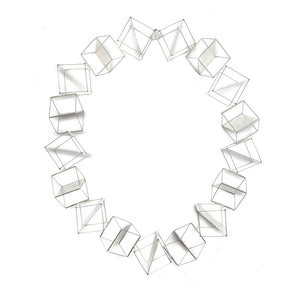 Yoko Takirai & Pietro Pellitteri - Cross Cube Necklace-Necklaces-Precious Collective-Pistachios