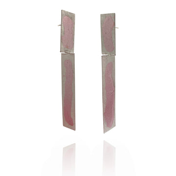 Yoko Takirai & Pietro Pellitteri -  Cross Line Earrings