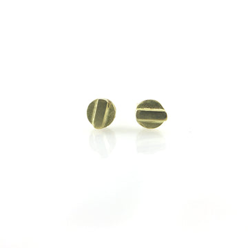 18k Line Studs - Small